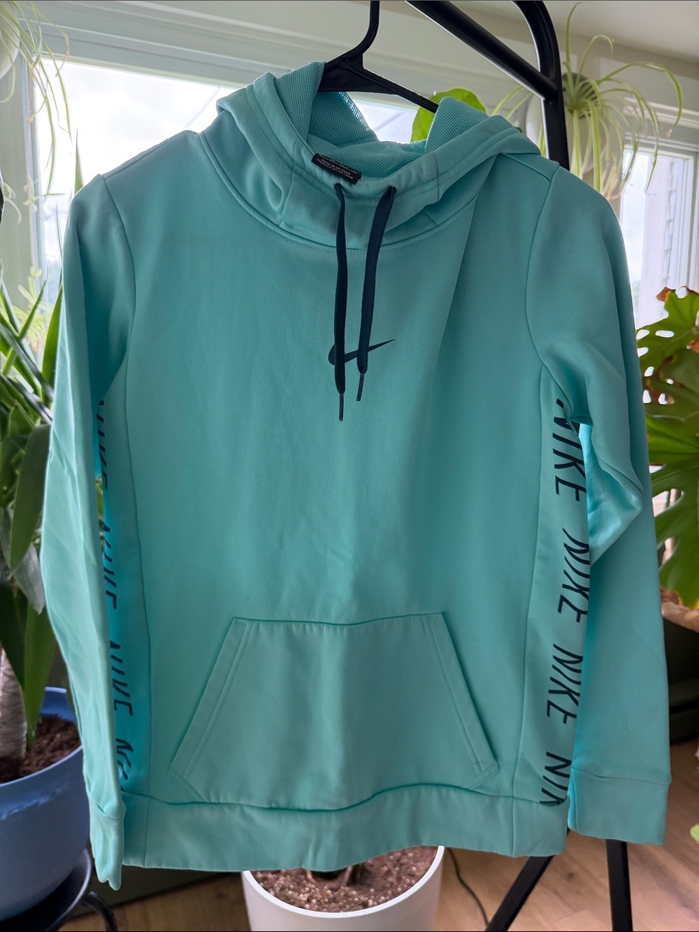 Nike Teal/Turquoise Dri-FIT Hoodie with Black Tag